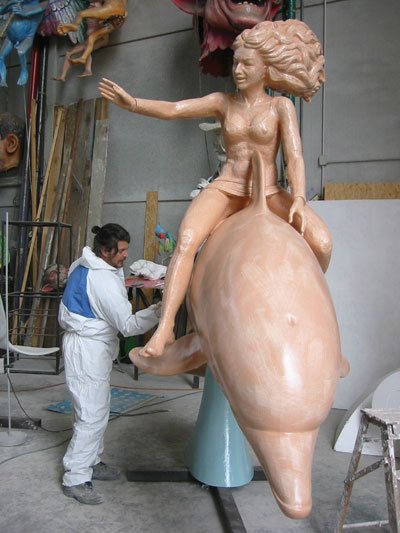 S.Politi e statua per museo cittadella